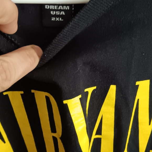 Nirvana smiley face men's t shirt XXL used - Picture 2 of 5